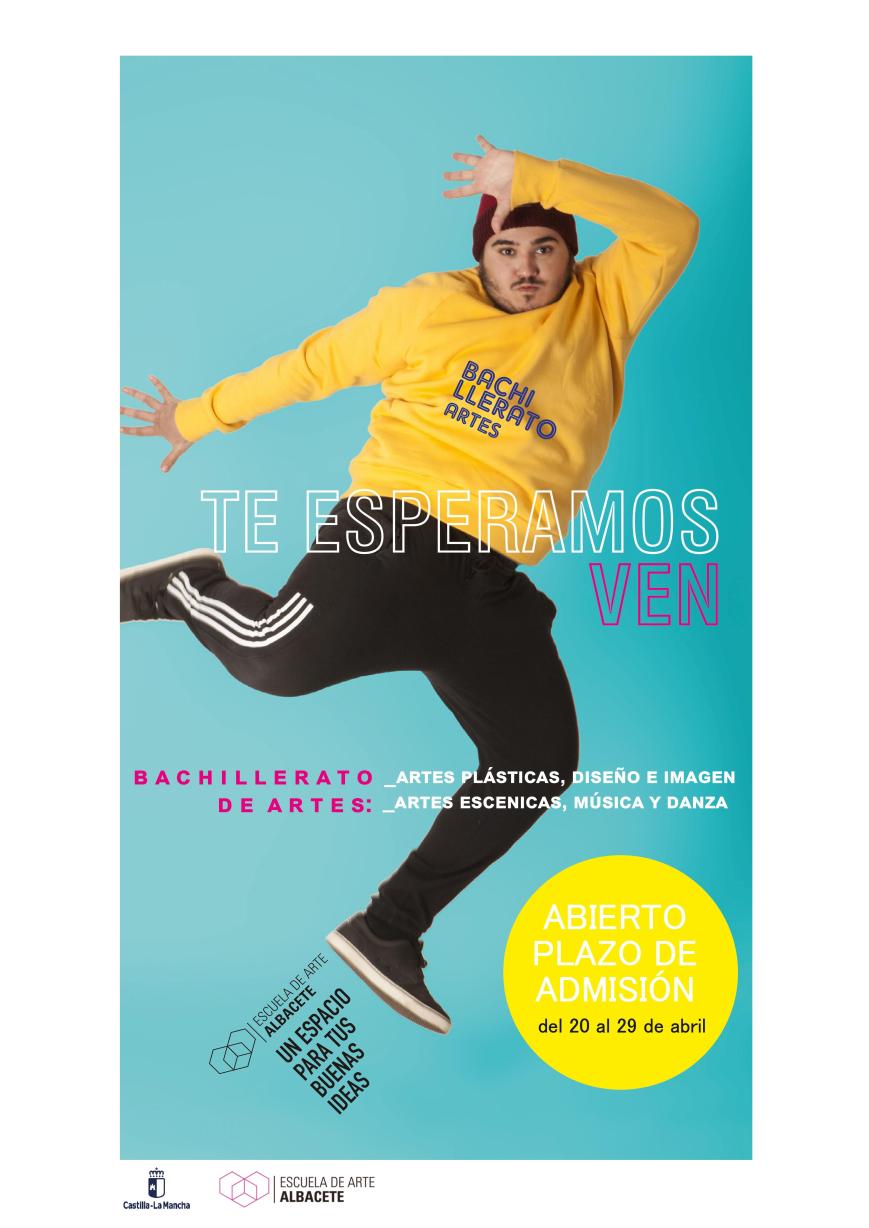 ¡Abierto el plazo para el acceso al Bachillerato de&nbsp;Artes!