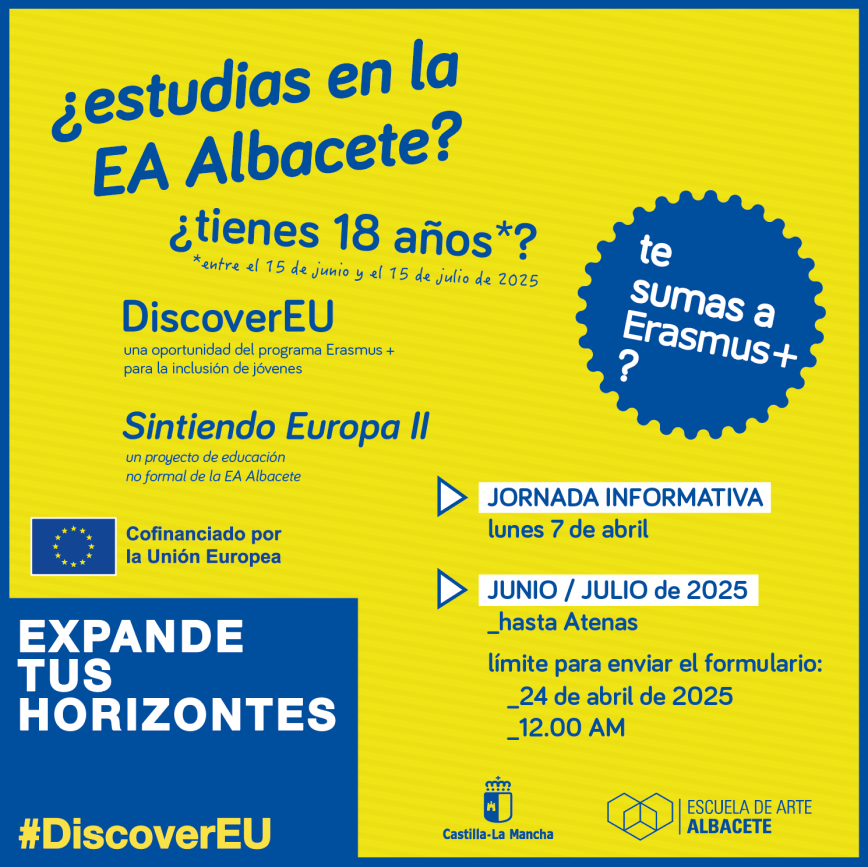 Bases de la convocatoria. Proyecto Discovereu_Acciones de Inclusión. Sintiendo Europa&nbsp;II.